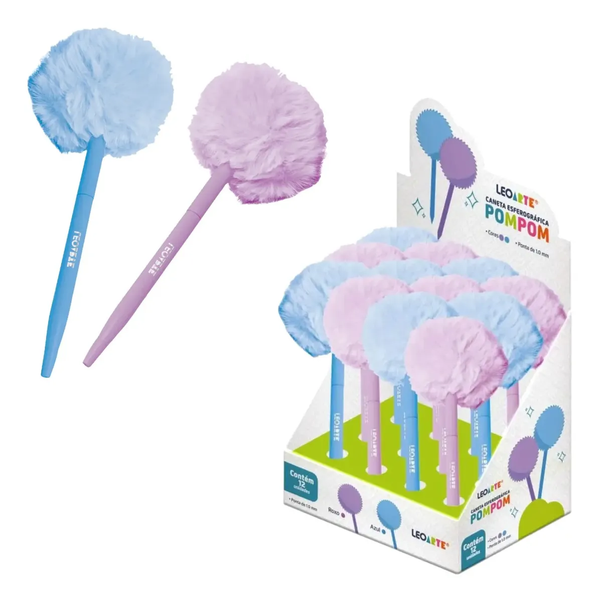 Caneta metal Pompom - LEO E LEO